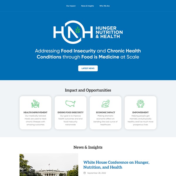 Hunger, Nutrition & Health