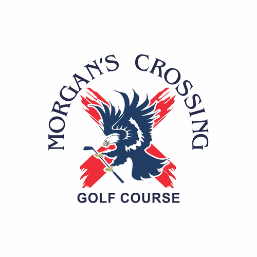 Johnny MacKさんのA Patriotic & Historical Golf Course Logoデザイン