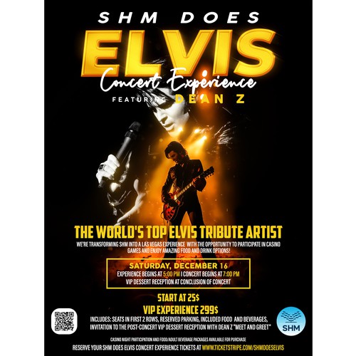 Creative Elvis Tribute Concert Experience Poster Needed! Design by BoodyKhaled