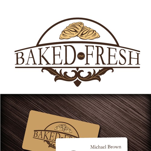 logo for Baked Fresh, Inc. Ontwerp door Richiecd
