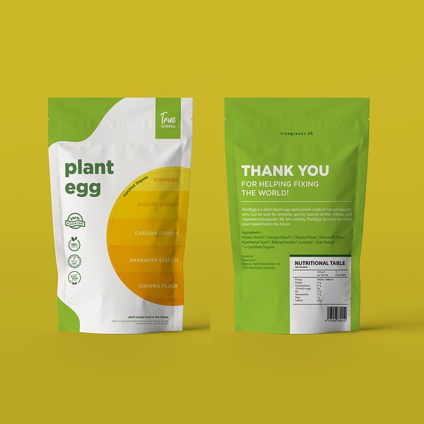 Design by ➖ igashi ➖ titled "Fun Minimal Stand Up Pouch Packaging Design"