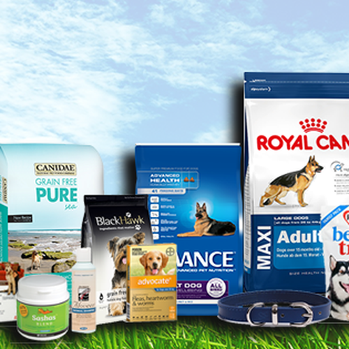 EASY facebook cover photo for an ONLINE PET STORE. Design by Grafikkstudio