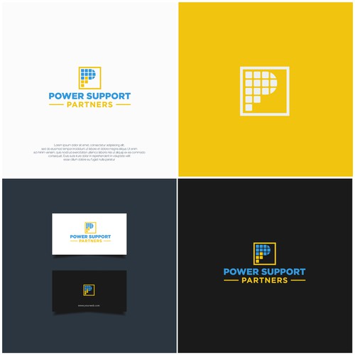 Home Generator Company Logo Design - Power Support Partners Design by Ai Wan