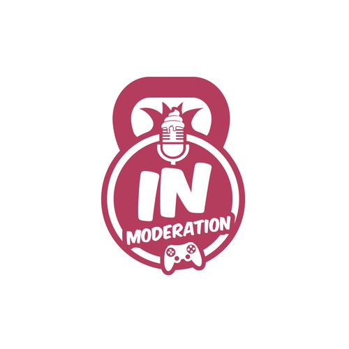 Update a logo for a fun health based podcast - In Moderation Design by teknique®