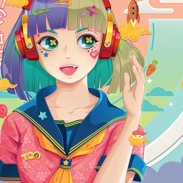 Illustration and Business Card T-Go Animation Studio