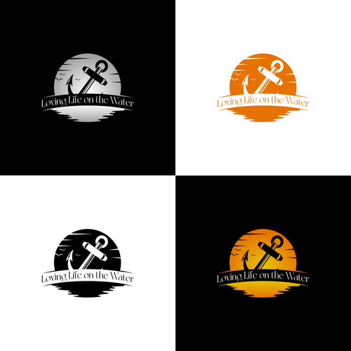 Designs Anchor graphic for nautical apparel brand. Logo design contest