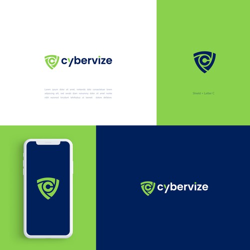 Logo & Style Cybervize Design by Efsa