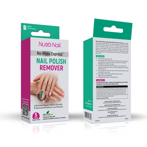 Nutra Nail Gel Remover Design by Rajith Shantha