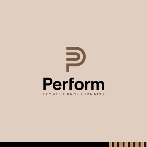 "Cool and sporty new physiotherapy center PERFORM" winning Logo & business card