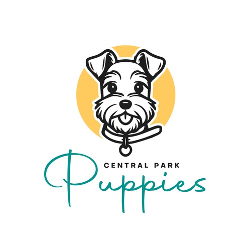 Design a heartfelt, modern logo for a brand that brings families and puppies together. Design by ✦✦ArtRasu✦✦