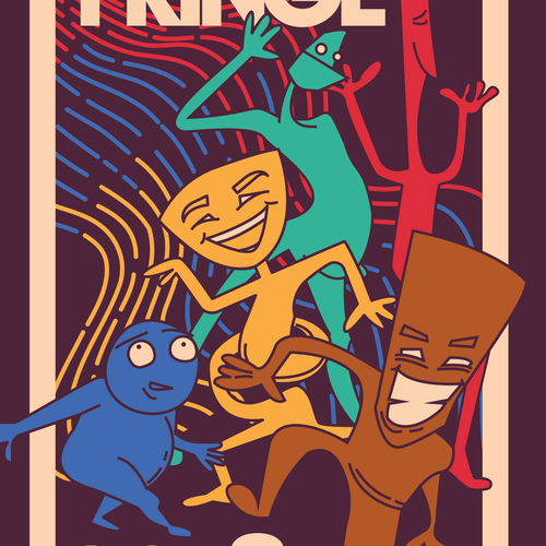 Guide Cover for the 2018 Hollywood Fringe Festival Design by Fe Melo