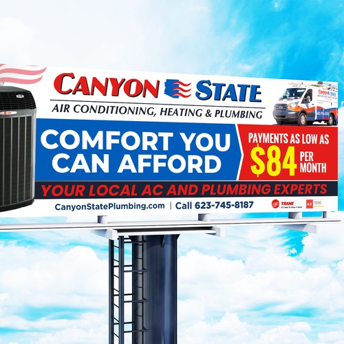 Diseño de Design An Eye-Catching Billboard For An HVAC Company de GrApHiC cReAtIoN™