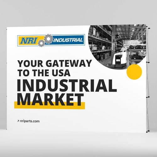 Design a banner for an automation exhibition Design von Manish Roul