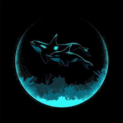 Design di Orca - Also known as the Killer Whale di Monkeii