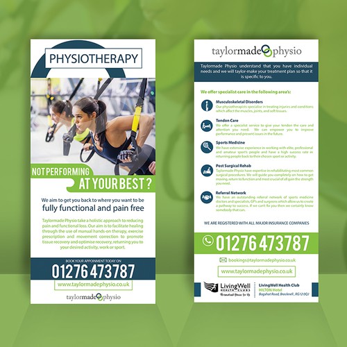 Dynamic physiotherapy clinic needs attractive design | Postcard, flyer ...