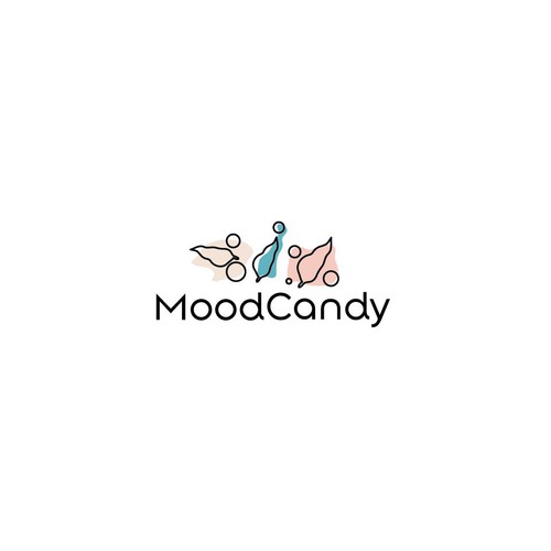 Logo for MOOD BOOSTING supplment called MOOD CANDY Design by Almi Customs