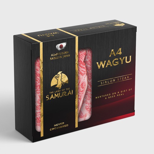 100% JAPANESE WAGYU STEAK Design by Hey Mad´esigns⚡