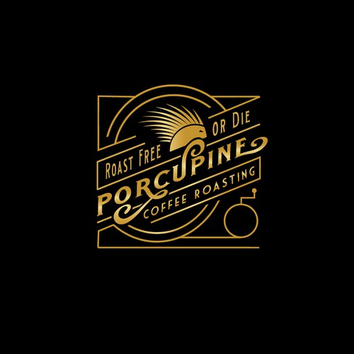 Art Deco Logo for New Micro Coffee Roaster Design by Higher Graphics