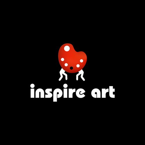 Create the next logo for Inspire Art Réalisé par dont font