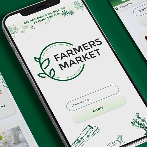 Farmers Market App Design por esther_