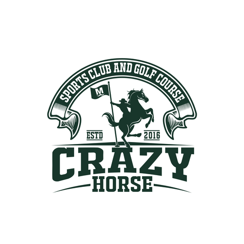 Crazy Horse Sports Club and Golf Course Logo design contest