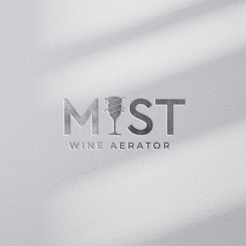 Wine Mist Logo Design by Stebelska Design