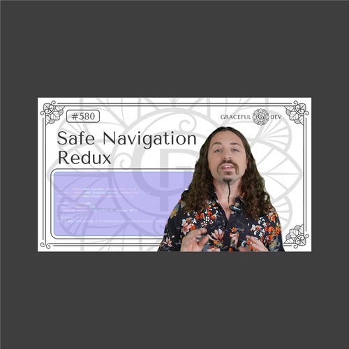 Video (YouTube etc.) Thumbnail Template for Software Development Screencast Episodes Design by ghandy ginanjar
