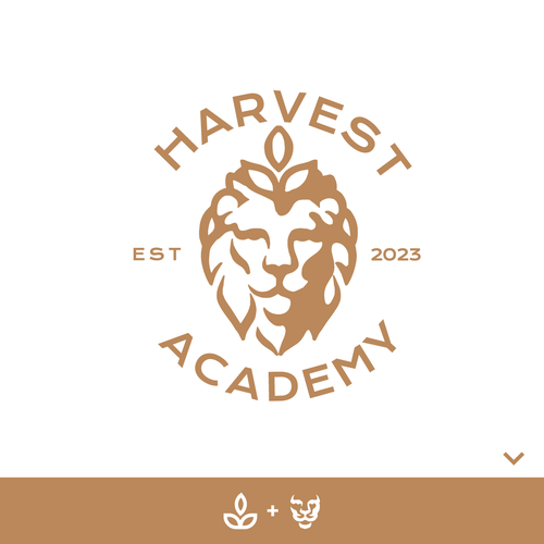 Harvest Academy Lions Mascot Design by josta