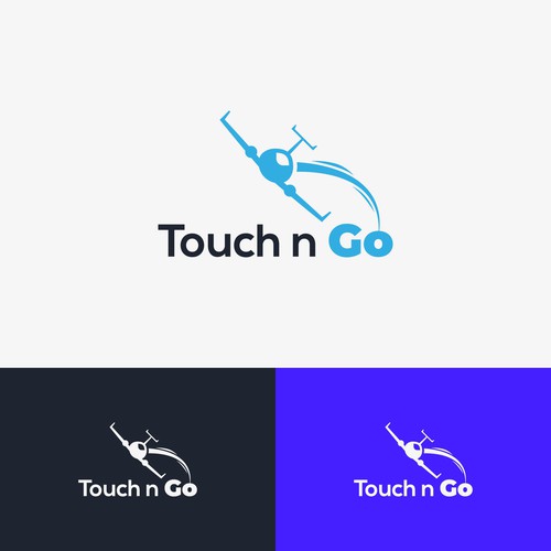 Yacht Name Logo & Lettering - Touch n Go Design by keoart