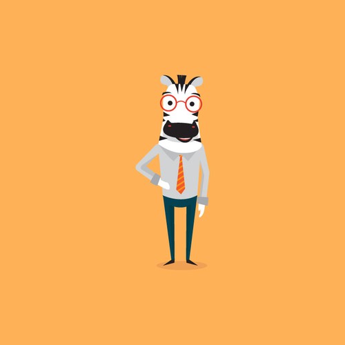 Mascot/Character Design - Zebra Design by Dakarocean