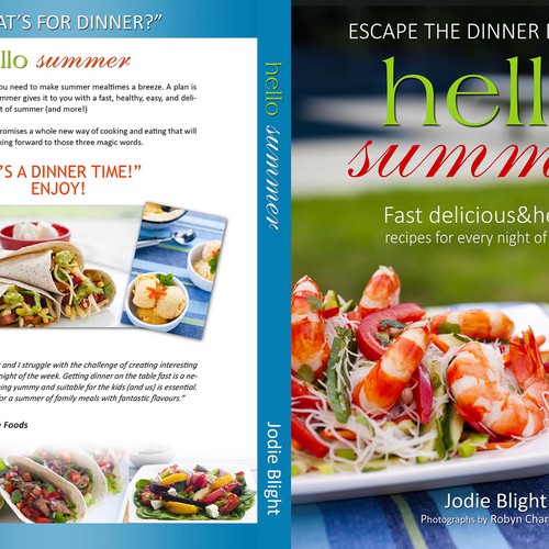 hello summer - design a revolutionary cookbook cover and see your design in every book shop Diseño de galland21