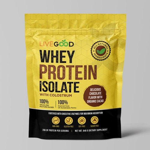 NEW - ***GUARANTEED PRIZE*** Packing Design for Protein Powder Design by M.Siddique