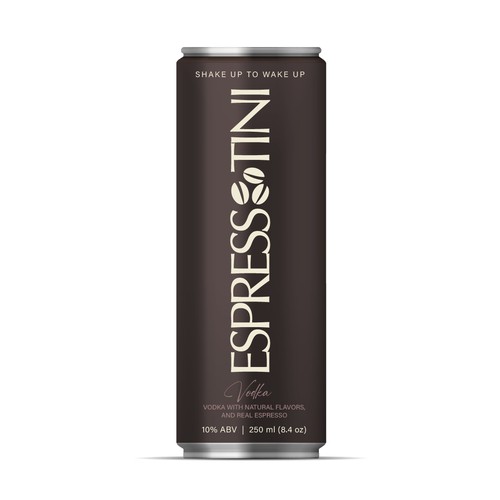 We need a Sexy, Luxuriously Designed Espresso Martini in a Can that appeals to women (and men). Design von ikoniske™