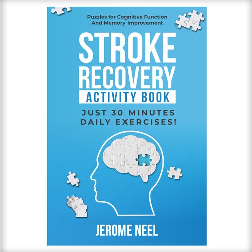 Stroke recovery activity book: Puzzles for cognitive function and memory improvement デザイン by N&N Designs