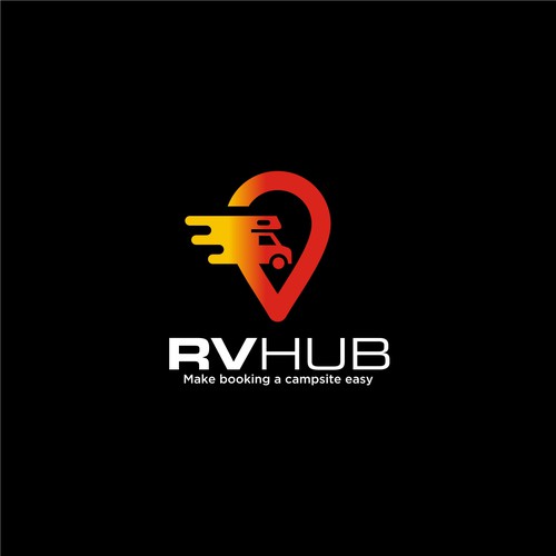 RV Hub, a campsite booking company Design by Warnaihari