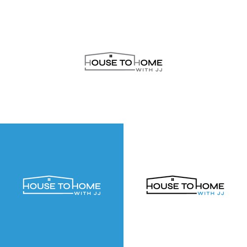 コンペ「"House to Home with JJ" REAL ESTATE AGENT LOGO!!」のデザイン by designerbd360さん 