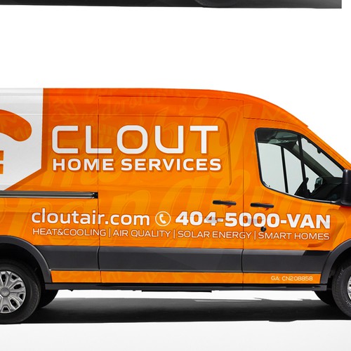 Design an ICONIC Van Wrap for Home Services Start-up Design by J.Chaushev