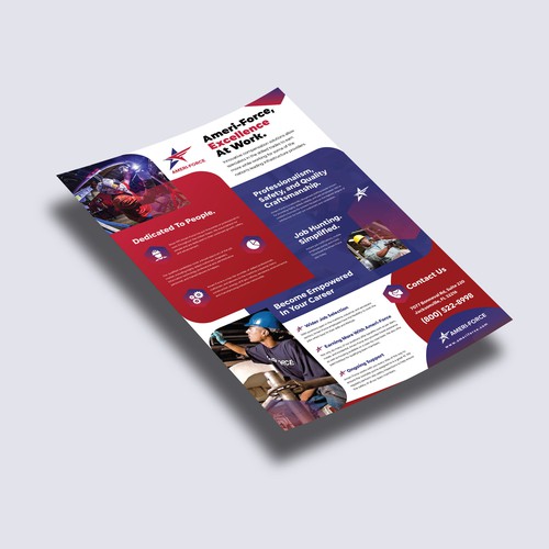 Ameri-Force electronic brochure Design by ♛ AHSAN