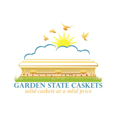 casket company logo Design by vinden