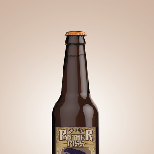 "Panther Piss" BEER Label - GuaranteedWinner - Blind, not private.   Get Pissed!   Design by Wintrygrey