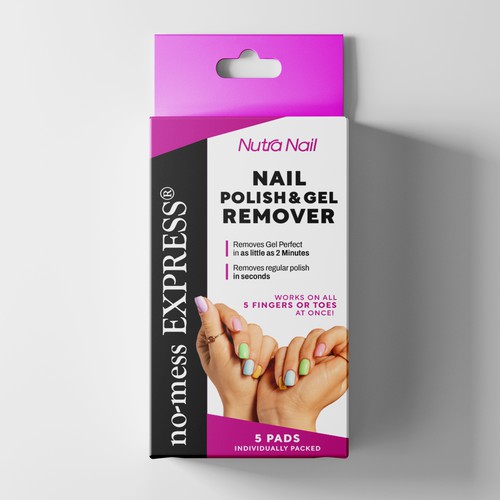 Nutra Nail Gel Remover Design by SRGrafica