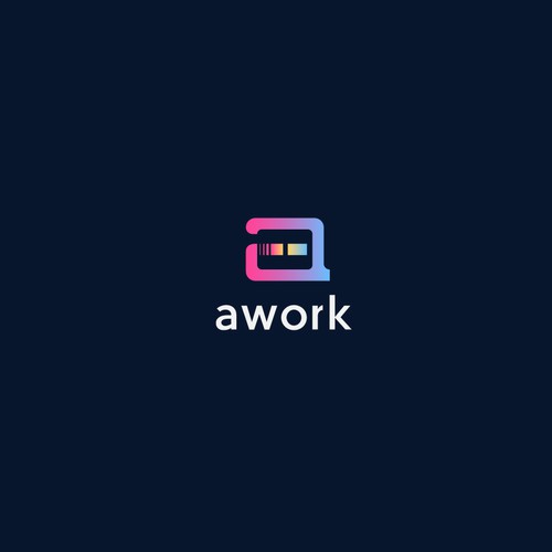 New logo for AI-based productivity software "awork" Diseño de Lumbeard