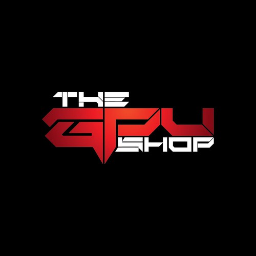 Create a futuristic logo for "The GPU Shop" Design by marcomotion