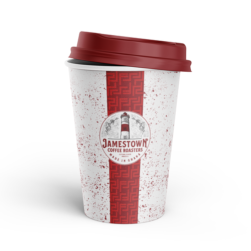 Coffee To-Go Cup Design for Cafe in Ghana Diseño de PackagingHolic