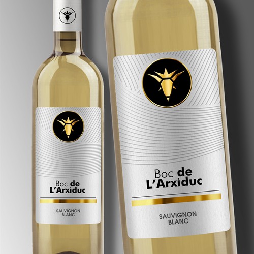 Diseño de Design a modern White wine label for a vineyard in Mallorca de Debdutta*