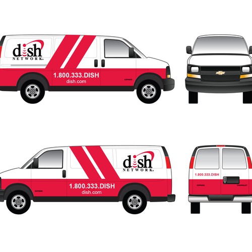 Diseño de V&S 002 ~ REDESIGN THE DISH NETWORK INSTALLATION FLEET de dexgenius