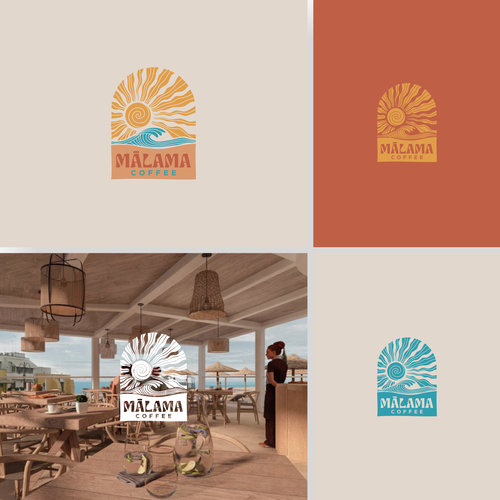 "Mālama Coffee" winning Logo design by oky_wawi