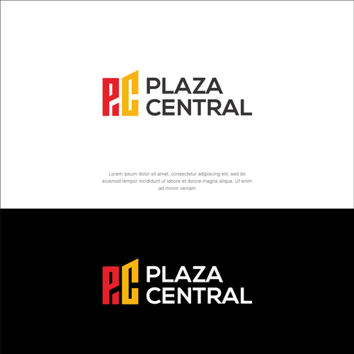 Logotipo Plaza Central Design by Elesense