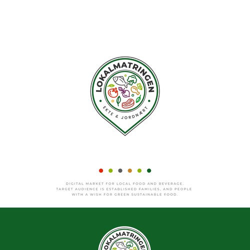 sustainable food logo