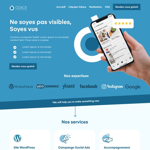 Web page design contest entry by delipensil